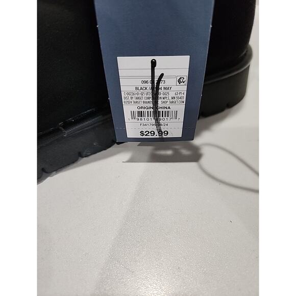 Universal Thread Women's Size 9 May Suede Boots Booties Black NWT - Picture 5 of 6